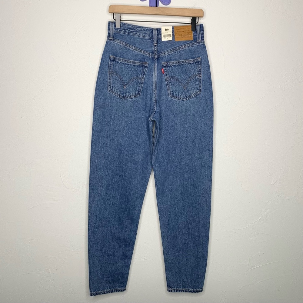 Levi’s 26 NEW‎ High Loose Taper Jeans High Rise Medium Wash - Picture 4 of 12